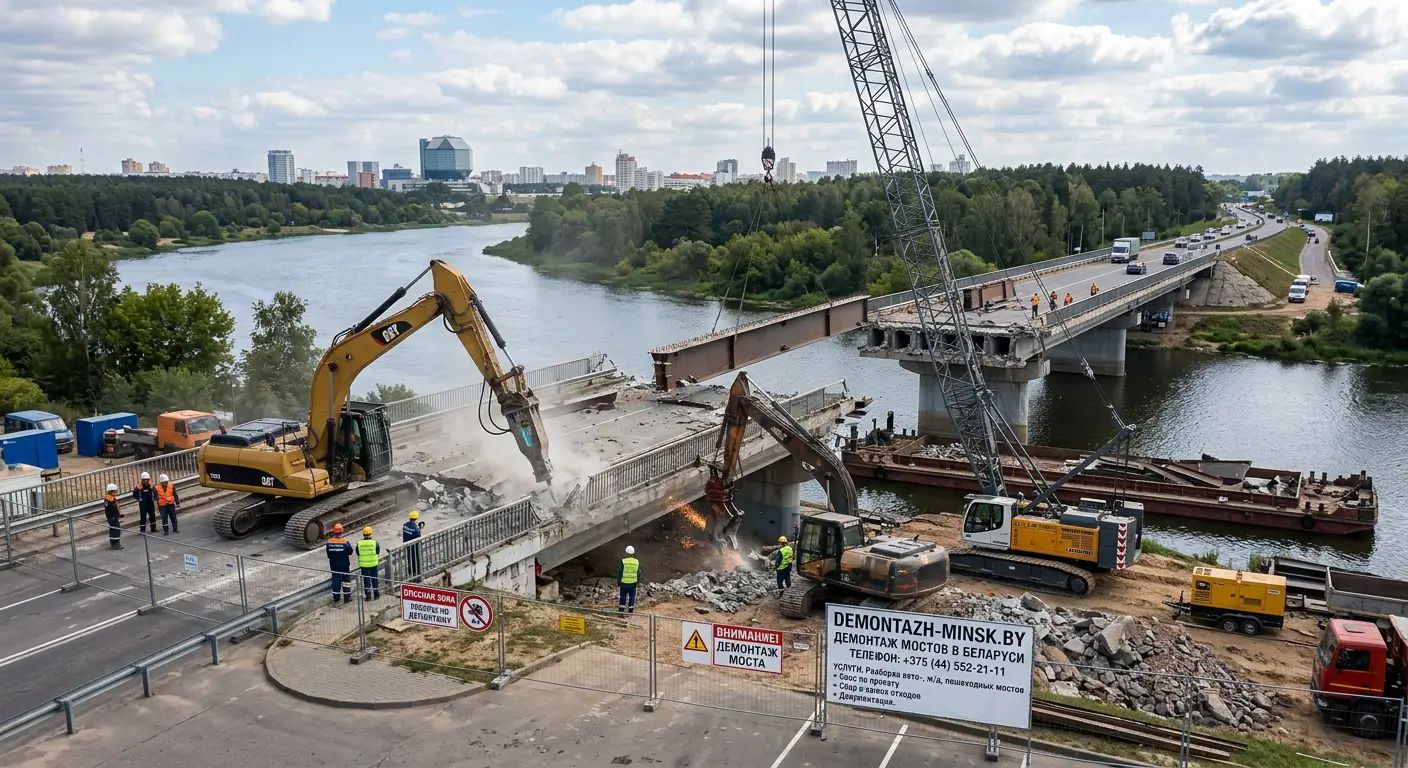 Демонтаж мостов в Беларуси